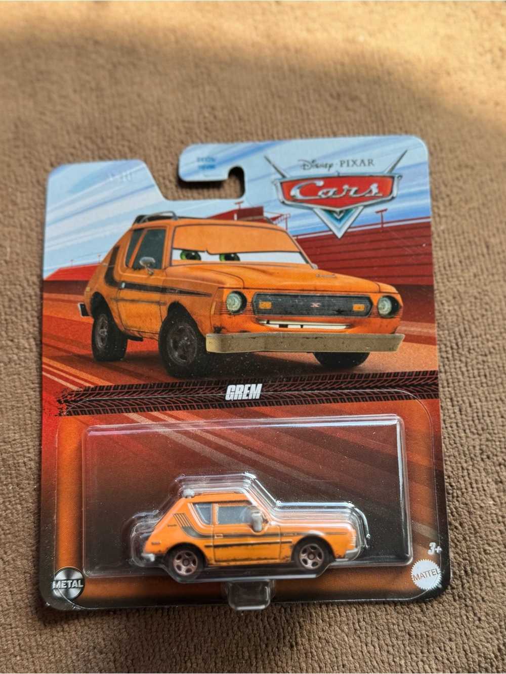 Mattel Cars Grem Orange Die-Cast Vehicle Disney Mattel New